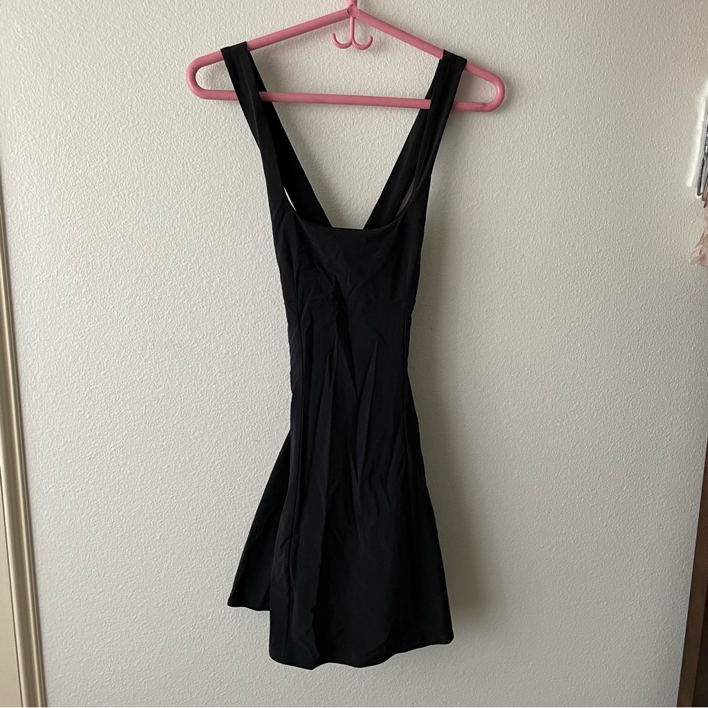Outdoor Voices Black Mini Dress